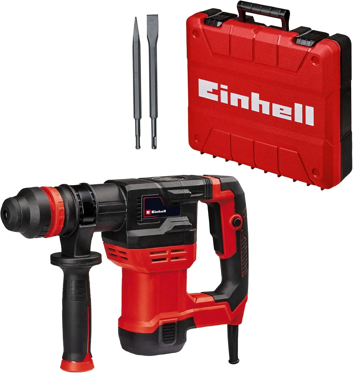 Einhell sloophamer TE-DH 5 5 J met accessoires inbegrepen, SDS-plus-gereedschapsopname