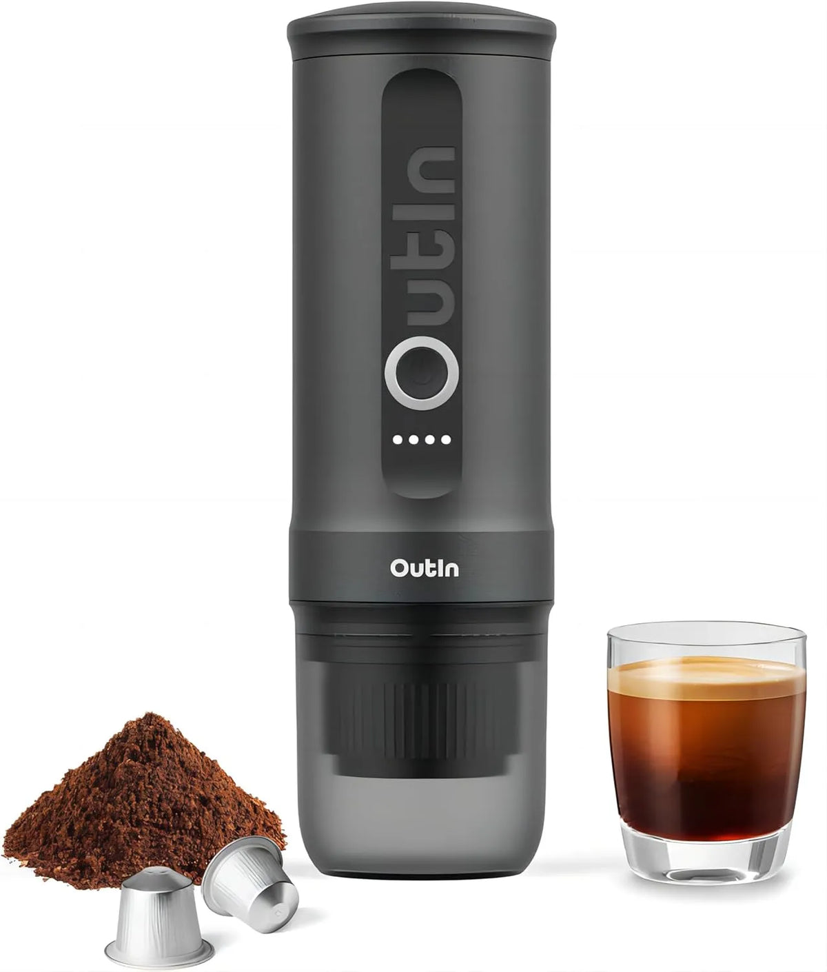 Espressomachine met 92°C, 200 seconden, 20 bar, 2500mAh, 25°C, 3-4 minuten, 2-in-1 en USB