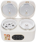 300 W+300 W Dubbele Slow Cooker Buffet Server met 300 W en Timer