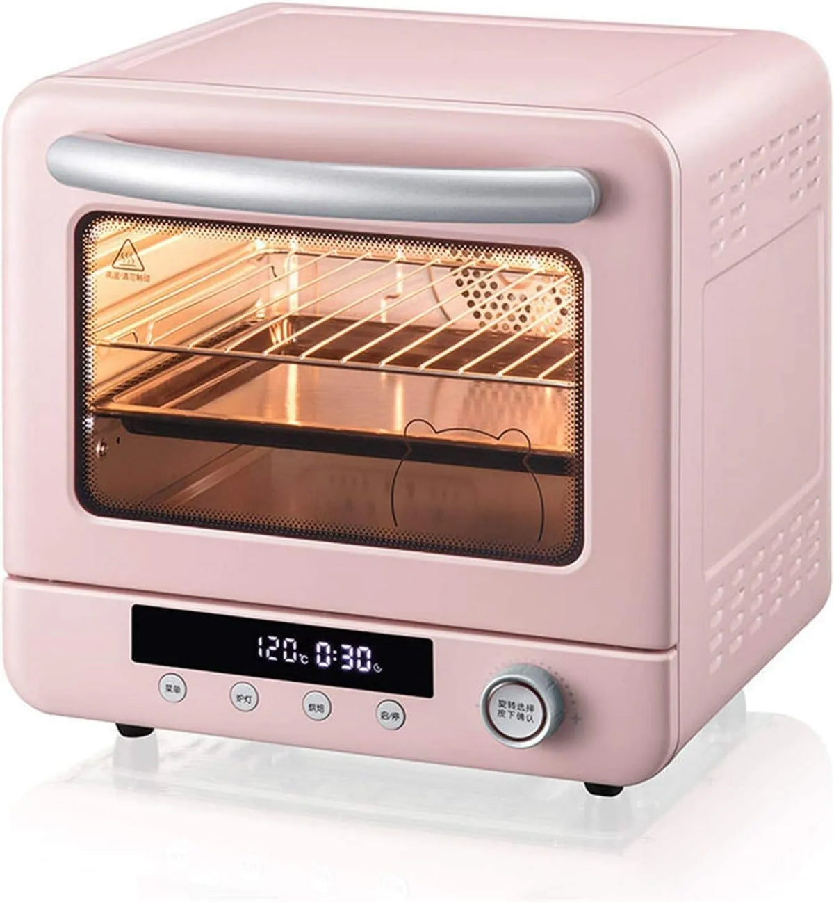 Inbouwoven met 100 °C, 230 °C, 24 uur, regelbare thermostaat, geluidsarme werking en RVS