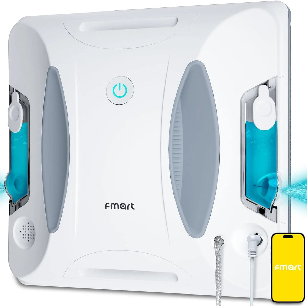 Raamreinigingsrobot met 3800 Pa, 2,4G, 30 minuten, 3-6 uur, afstandsbediening en sproeifunctie