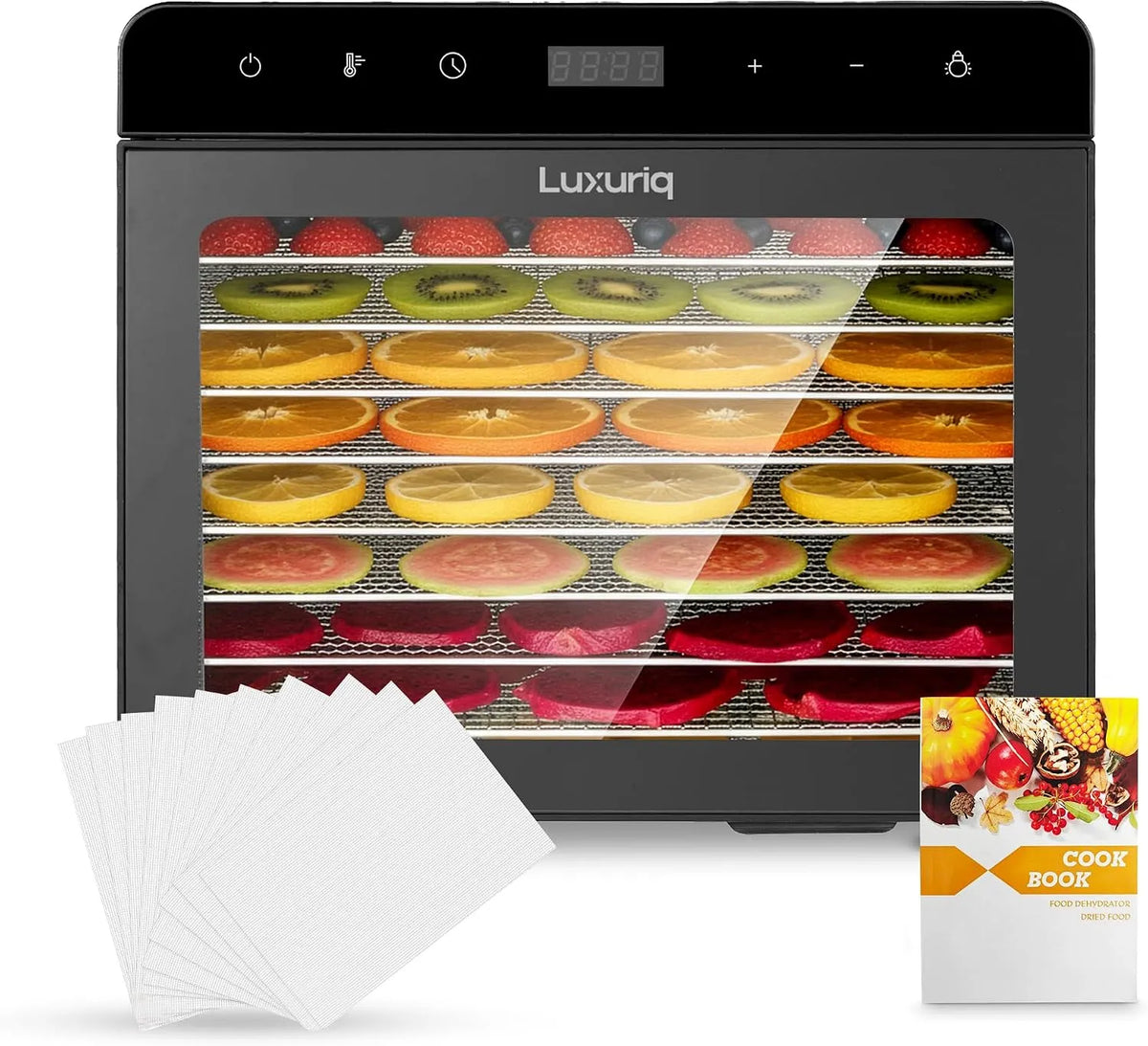 Droger x40 x30 met 34 x 40,5 x 30 cm, 700 W, 220-240V, 8,6 kg, 30 x 28 cm, 85°C en 50-55 dB