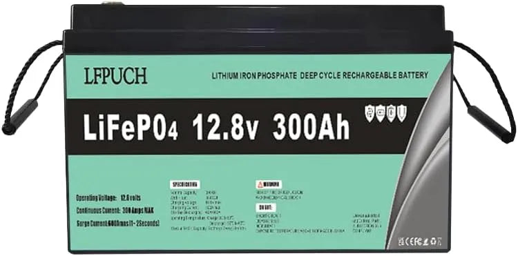 Leisure batterij, Leisure batterij LiFePO4, Geschikt voor zonnecellen, energieopslagsystemen, kampeeruitrusting, enz., Lithium ijzerfosfaataccu 12V