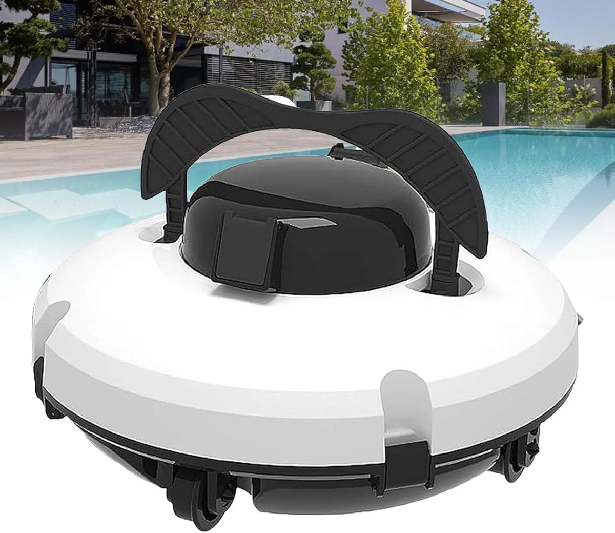 Zwembadrobot, 360° roterende schrobborstels, wandklimmechanisme, realtime vuilbewaking, Draadloze