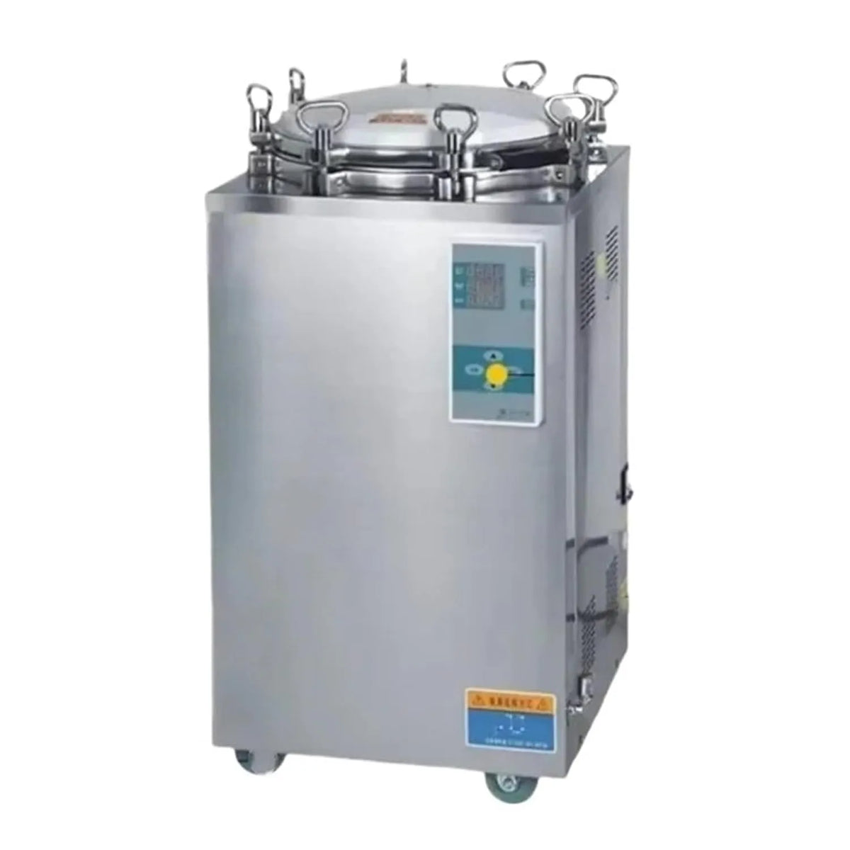 Verticale Autoclaafsterilisator 35L voor Ingeblikt Voedsel met 35L, 2,5 kW, 134°C, 0-99 minuten, Timer en RVS