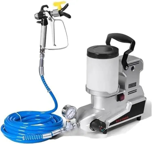 Verfspuitsysteem, 1600 W hogedruk airless spuitmachine voor thuis interieur en exterieur, 2,5 l/min capaciteit, Elektrische verfspuitmachine