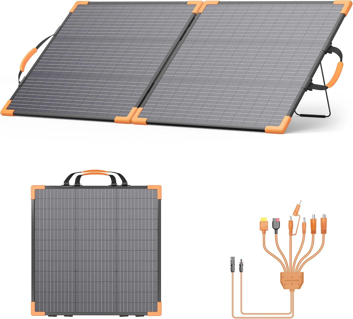 Zonnepaneel, 100 W, 20 V, 23,5% efficiëntie IP68 waterdicht, opvouwbare zonnelader voor krachtcentrale