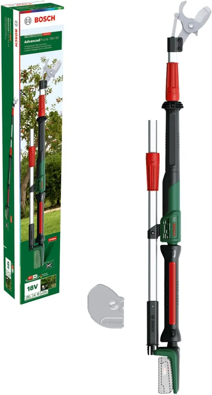 Elektrische snoeischaar, Bosch, 18 Volt System, max. 600 knipbewegingen, zonder accu of oplader, met verlengsteel, 45 mm