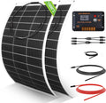 Zonnepaneel, 130 W, camper, cabine, 30 A, boot, zonnepaneel kit onafhankelijk off-grid: 2 stuks 130
