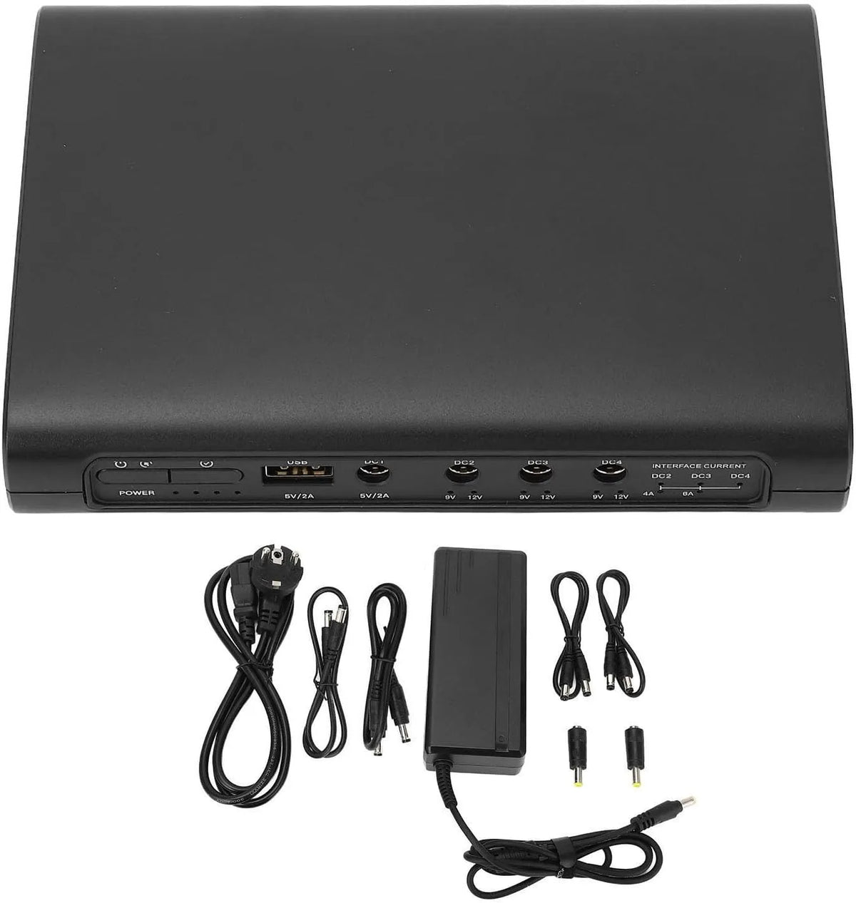 20000mAh Mini UPS-batterijback-up, 20000mAh Mini Jectsek6x7vu23m4-12, 5 Stopcontacten 5V 9V 12V Ononderbroken Voeding