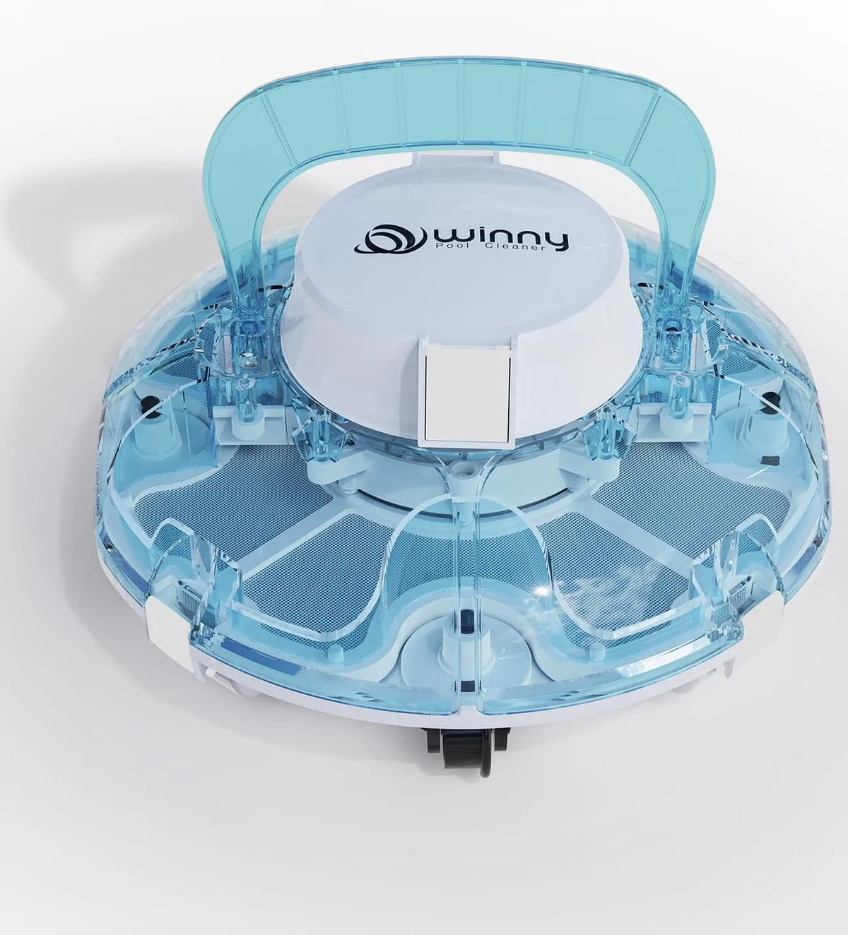Robot, WINNY zwembadreiniger Winny 200P zwembadrobot, batterijduur: 80 minuten, draadloos, met accu, voor bovengrondse zwembaden 60 m2, dubbele