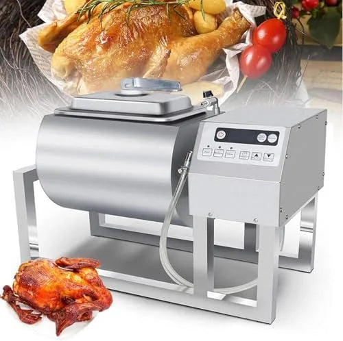 Machine met 16,3 kg, 610 x 315 x 370 mm, 300 x 250 x 330 mm, 1 - 99 minuten, 30 W, 220 V, 50 Hz en RVS