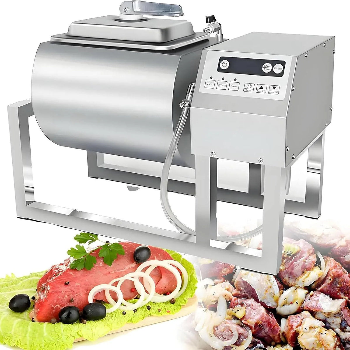 Machine met 610 x 315 x 370 mm, 300 x 250 x 330 mm, 220V, 50Hz, 30 W, 18L en 1-99 minuten