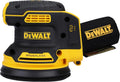 DeWalt lader DCW210N met 125mm, 18V en draadloze werking, DEWALT Excentrische Schuurmachine 125mm 18V XR Brushless