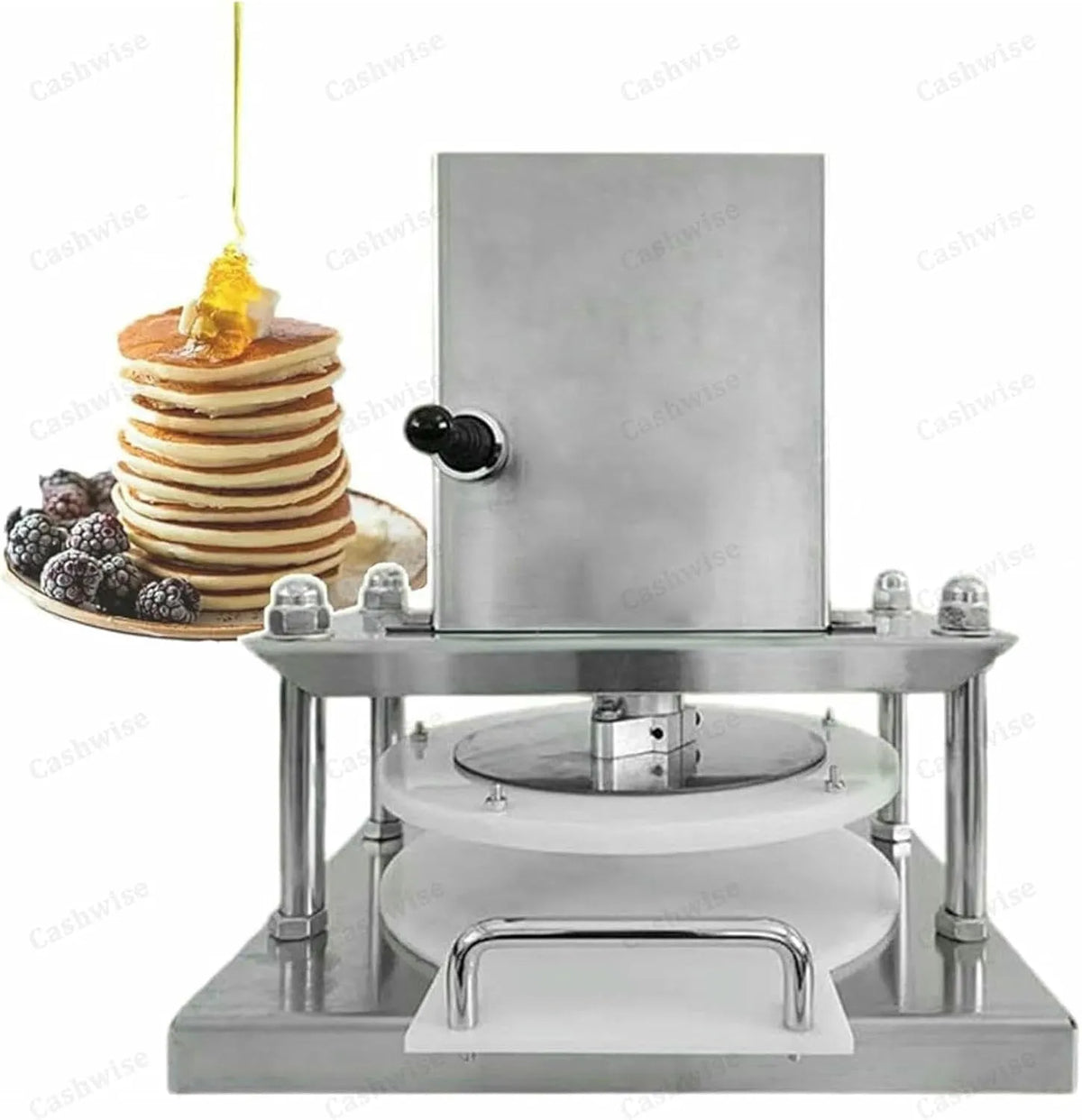 Dough Press Machine met 220v, 22cm, 25cm, 30cm, 8,6 inch, 11,8 inch en RVS