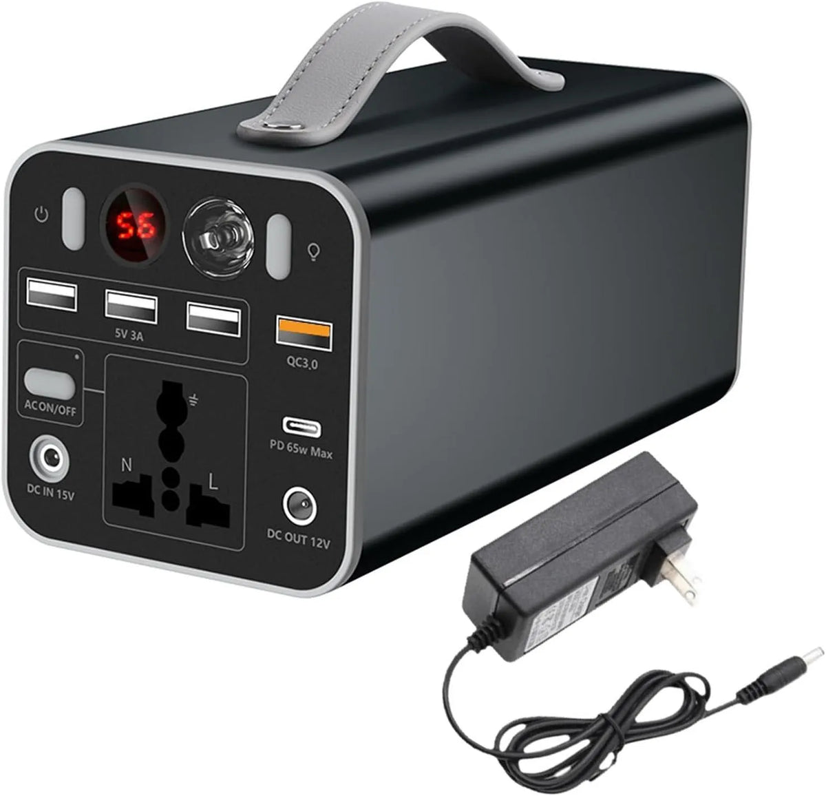 220V, AC 220V/110V mobiele voeding voor buiten, model vermogen/45000mAh, 180 W hoog vermogen/45000mAh grote capaciteit, ondersteunt mobiele telefoons