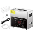 Ultrasoonreiniger, 6L, Temperatuurregeling, Inclusief Mand voor Sieraden, Horloges, Timer 0-30 Min, Degas Functie, Brillen, en Onderdelen