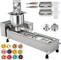 Donut Maken Machine, 7L Hopper Donut Maker met 3 Maten Vormen, 304 RVS, Commerciële Automatische Donut Maken Machine, Donut Friteuse