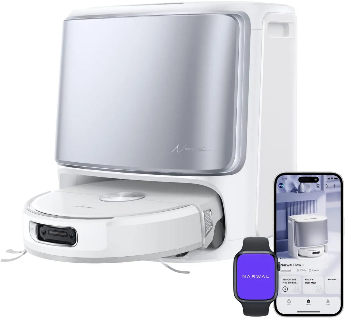 Robotstofzuiger met 45°C, 22.000 Pa, 80°C, 40°C, 6400 mAh, 3 uur, 40 mm en 95 mm