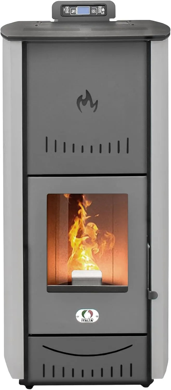 Warmtestraler, 20 kW, WiFi, efficiëntie 90%, verwarmingsvermogen 120 m2, afstandsbediening, autonomie 22 uur, programmeerbaar