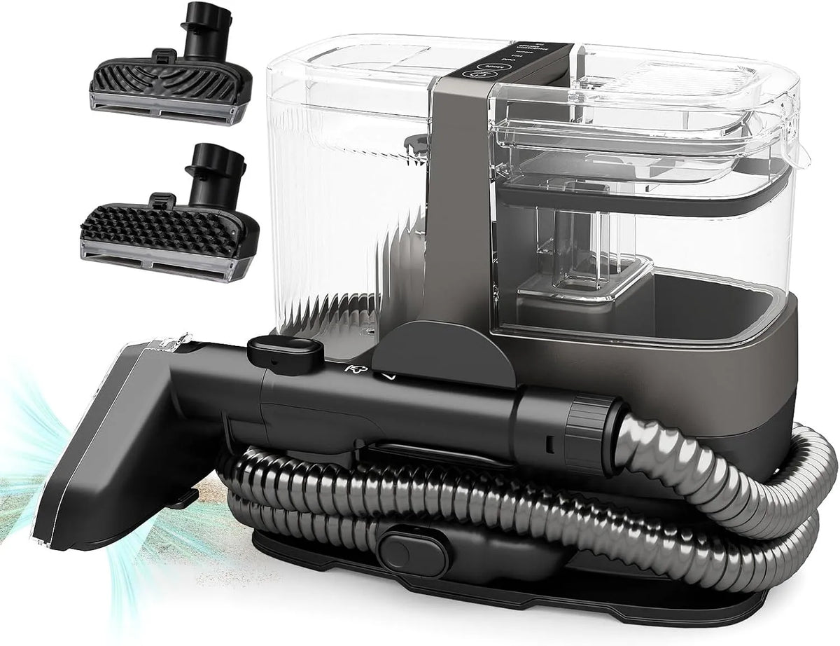 COSTWAY Waszuiger met 2-in-1, 30 x 16,5 x 28 cm, 1800 W, 17kPa, 30 seconden, 1100 ml, 900 ml en 4-in-1