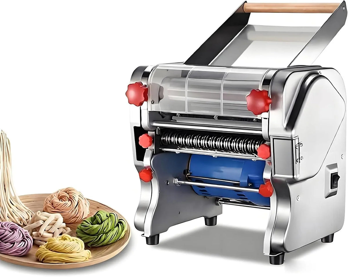 Multifunctionele Elektrische Pasta- En Noedelpers 20cm met 20cm, 0,1–20 mm, 0,1 mm, geluidsarme werking en RVS