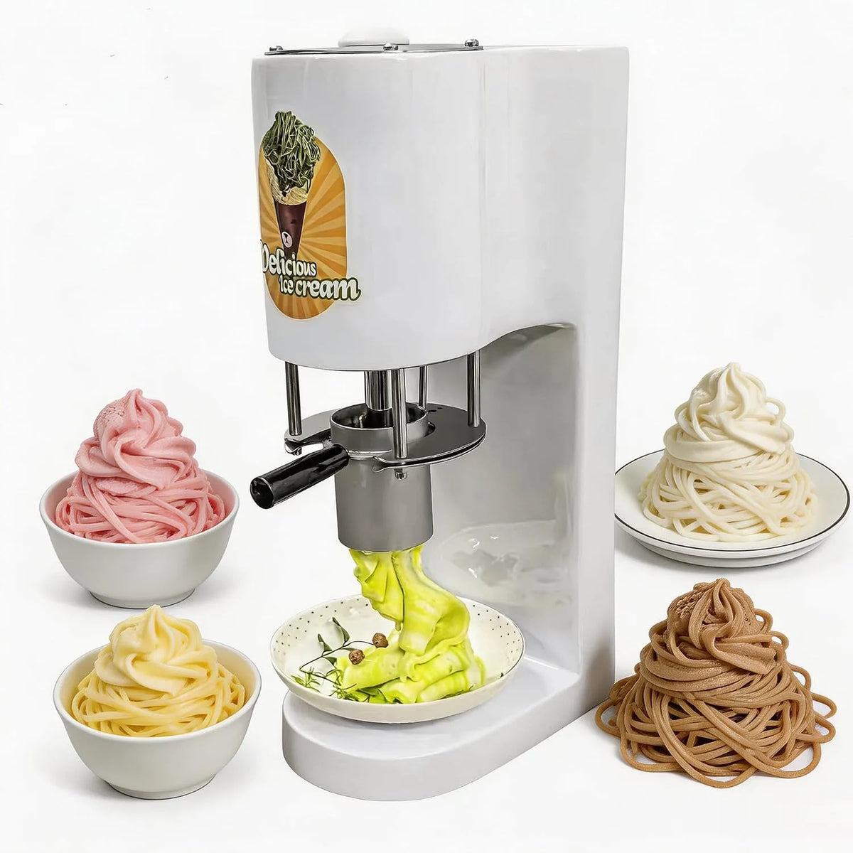 Roestvrijstalen Machine, Roestvrijstalen Machine Voor Dessertbars wit