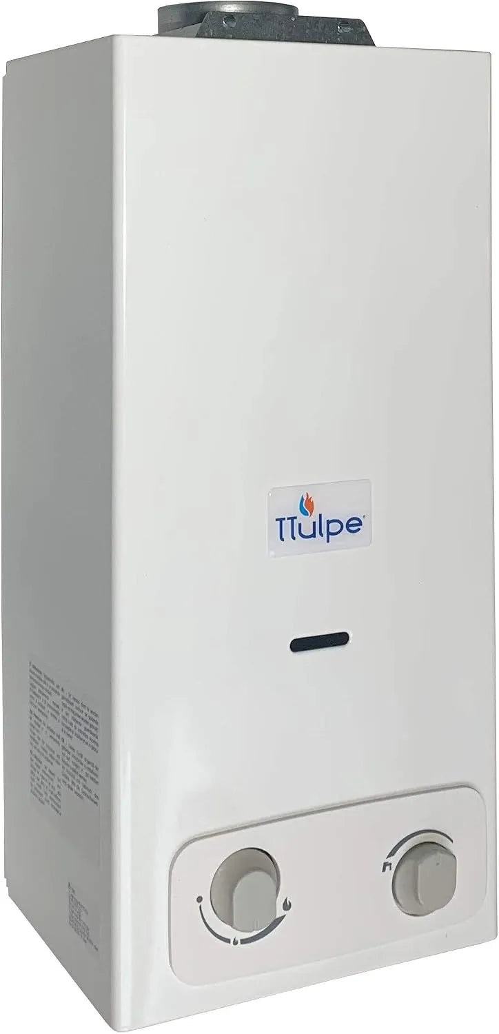 Waterverwarmer, B-6, TTulpe voor binnengebruik B-6 P37 Eco propaangeiser, batterijontsteking ErP/NOx