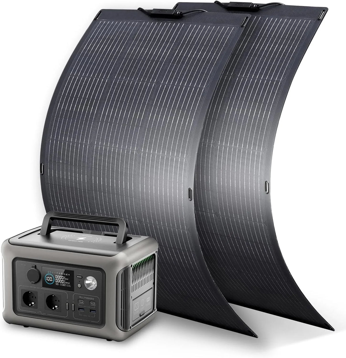 Draagbaar powerstation, R600, LifeP04, 299 Wh, 1 uur, 600 W, 2 x 100 W