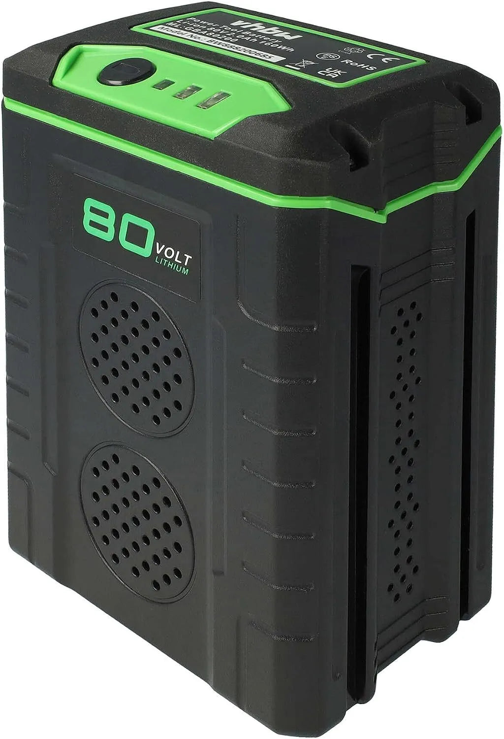 Vhbw 1 x accuvervanging voor Remarc 82V290, 82V430, 82V220G V220G V430G met 2000mAh en 80V