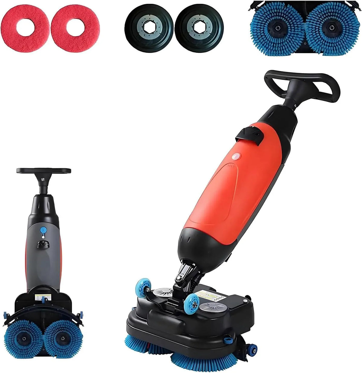 Machine met 450 Mm, 43 cm, 2 uur, 3-in-1, draadloze werking en rood