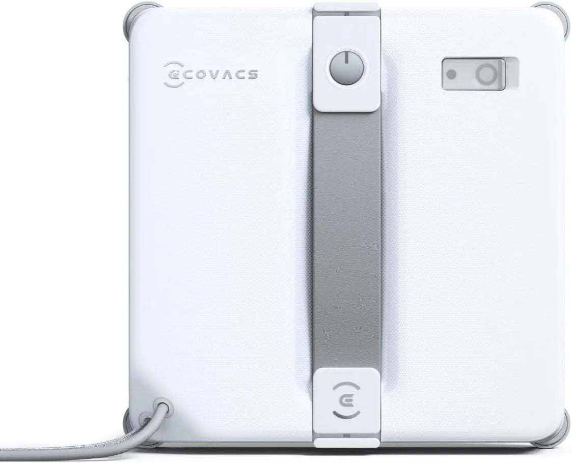 Ecovacs, Raamreinigingsrobot, 6 App-Modi, Ultraslank Design voor Smalle Ramen, 10-Staps Veiligheidssysteem, Slimme Navigatie