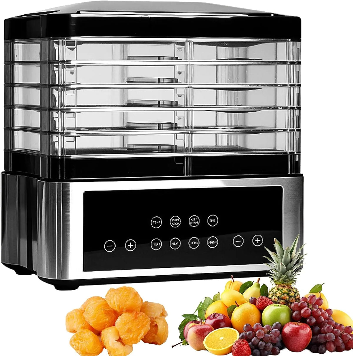 Machine met 75 °C, TIMER, digitaal display, regelbare thermostaat, geluidsarme werking en RVS