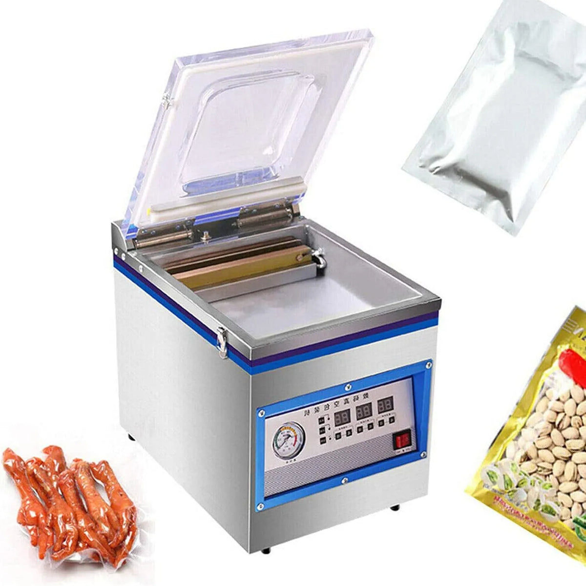 Vacuümsealer, Keuken Voedsel Kamer Vacuüm Sealer Voor Voedsel Saver, Thuis, Commercieel Gebruik