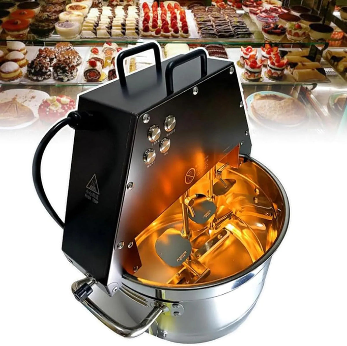 Automatische mixer machine, 10L, hete pot kruiden bodem soep saus roerder