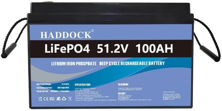 Vrije tijd batterij, 48V, Lithium-ijzerfosfaatbatterij, 100Ah, Vrije tijd LiFePO4