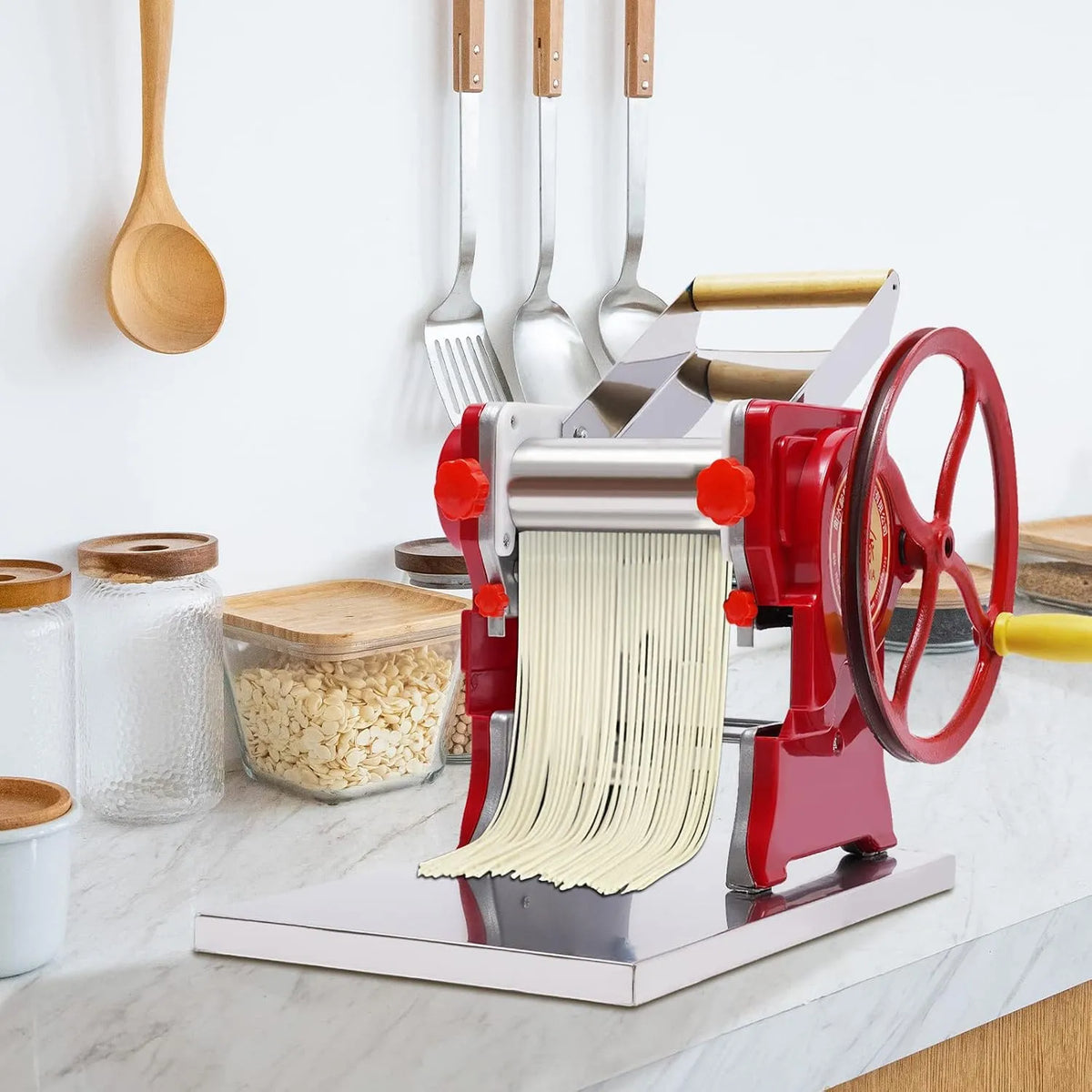 Machine, handmatige spaghetti, noedelmachine, Wonton Pastamachine