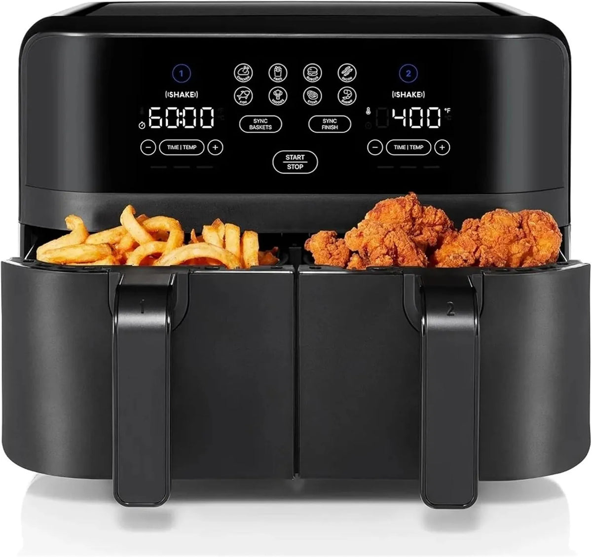 Airfryer, Voedingsbenodigdheden en gezinshulpen Slimme Airfryer Dubbele, Oliefriteuse Slimme assistent Geniet van het, leven Stabilize
