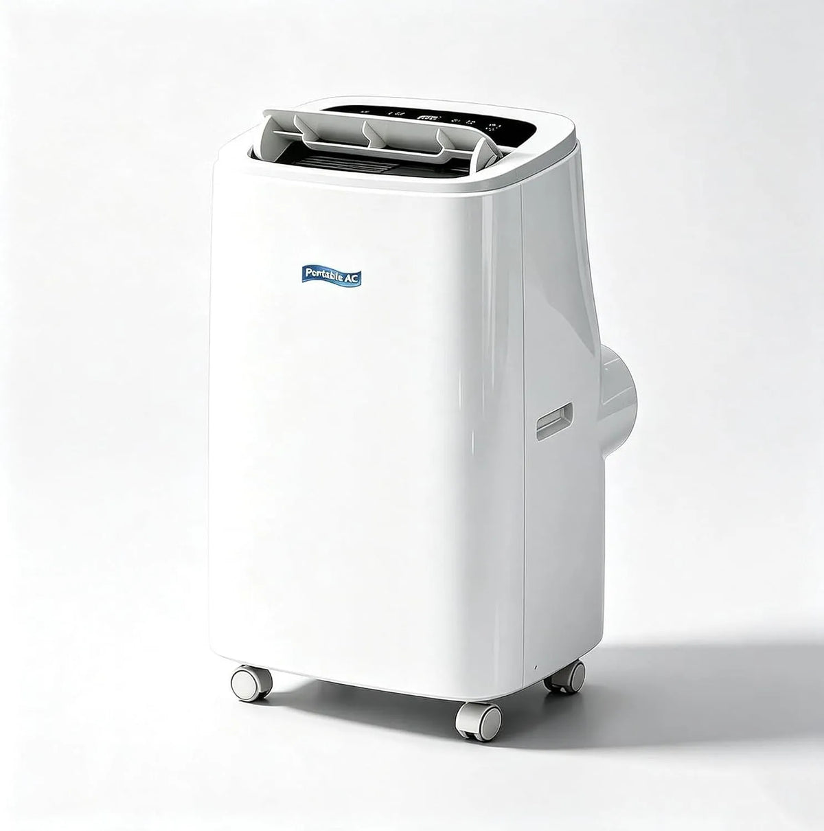 Mobiele airconditioner, 2-in-1, Airconditioner met Wielen, Wit, B+Hot & Cold 18000 BTU, Het hele jaar door Draagbare Airconditioning Unit