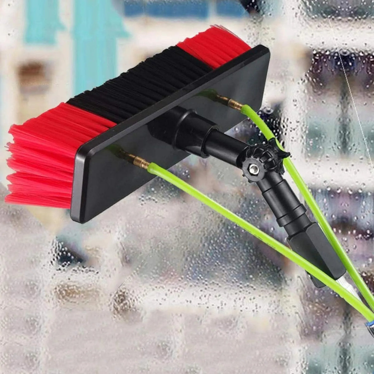Ramenborstel Zonnepaneel/12M met 30 cm, 24 uur, sproeifunctie en aluminium