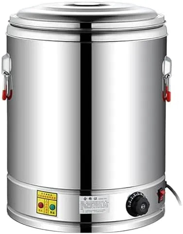 Commerciële geïsoleerde soeppan met temperatuurregeling met 220 V, 50 Hz, regelbare thermostaat en RVS