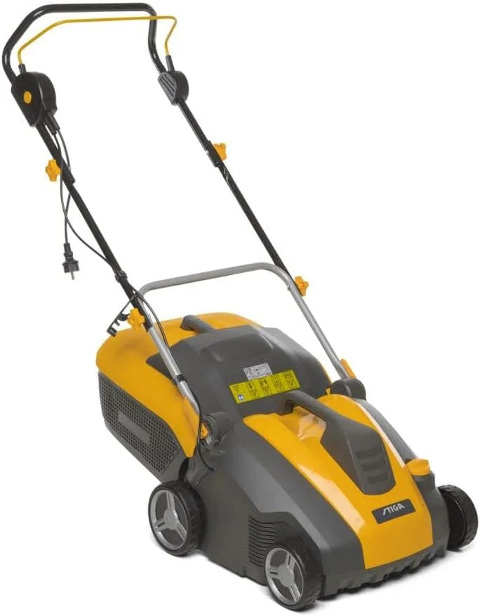 Grasmaaier, 1500 W, Stiga SV 415 E grasmaaier/gazonbeluchter, snede: 38 cm, bekabeld, starter