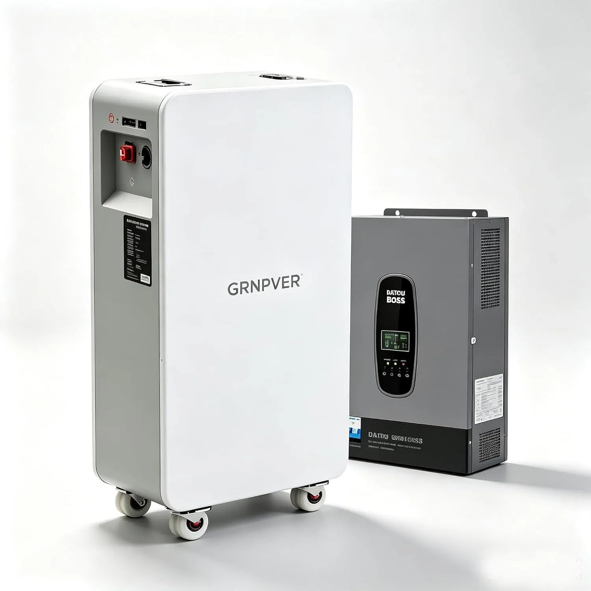 Spanningsomvormer, LiFePO4, 6200 W, 314 Ah, zonne-energie, off-grid en back-up vermogen, 48 V