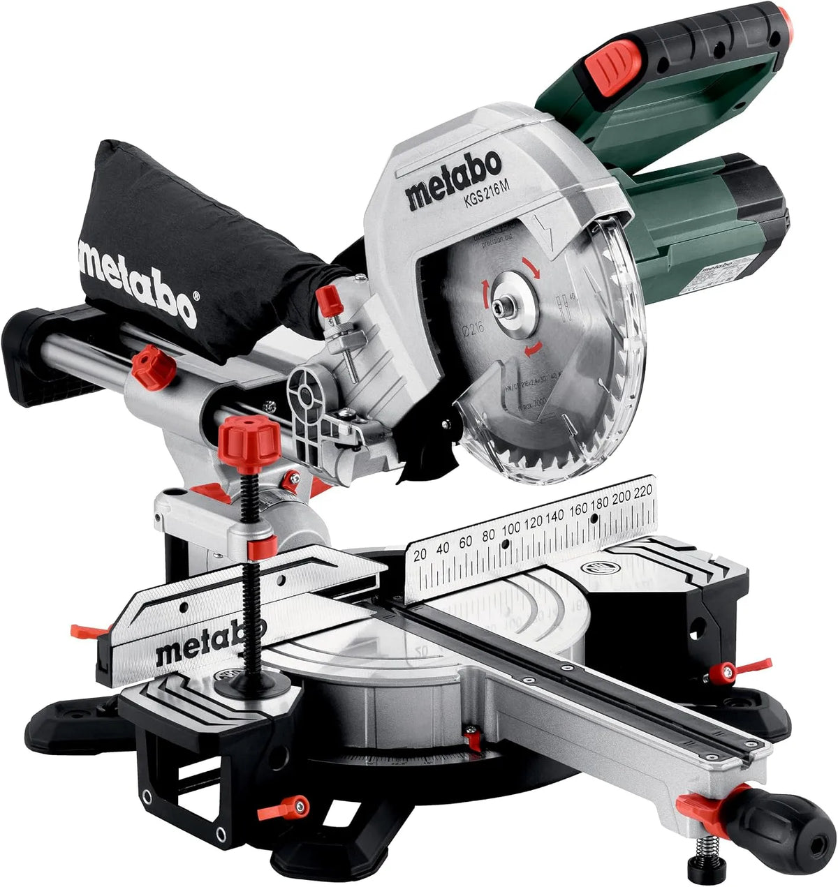 Metabo, Cirkelzaag, 216 mm, por consiguiente, classic' 216x30 D40, 2 ensanches de mesa integrados