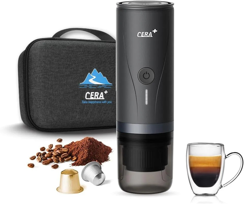 Espressomachine met 3-4 minuten, 80°C, 20 bar, 7500mAh, 50 ml, 80 ml, 3-3,5 uur en 10 W