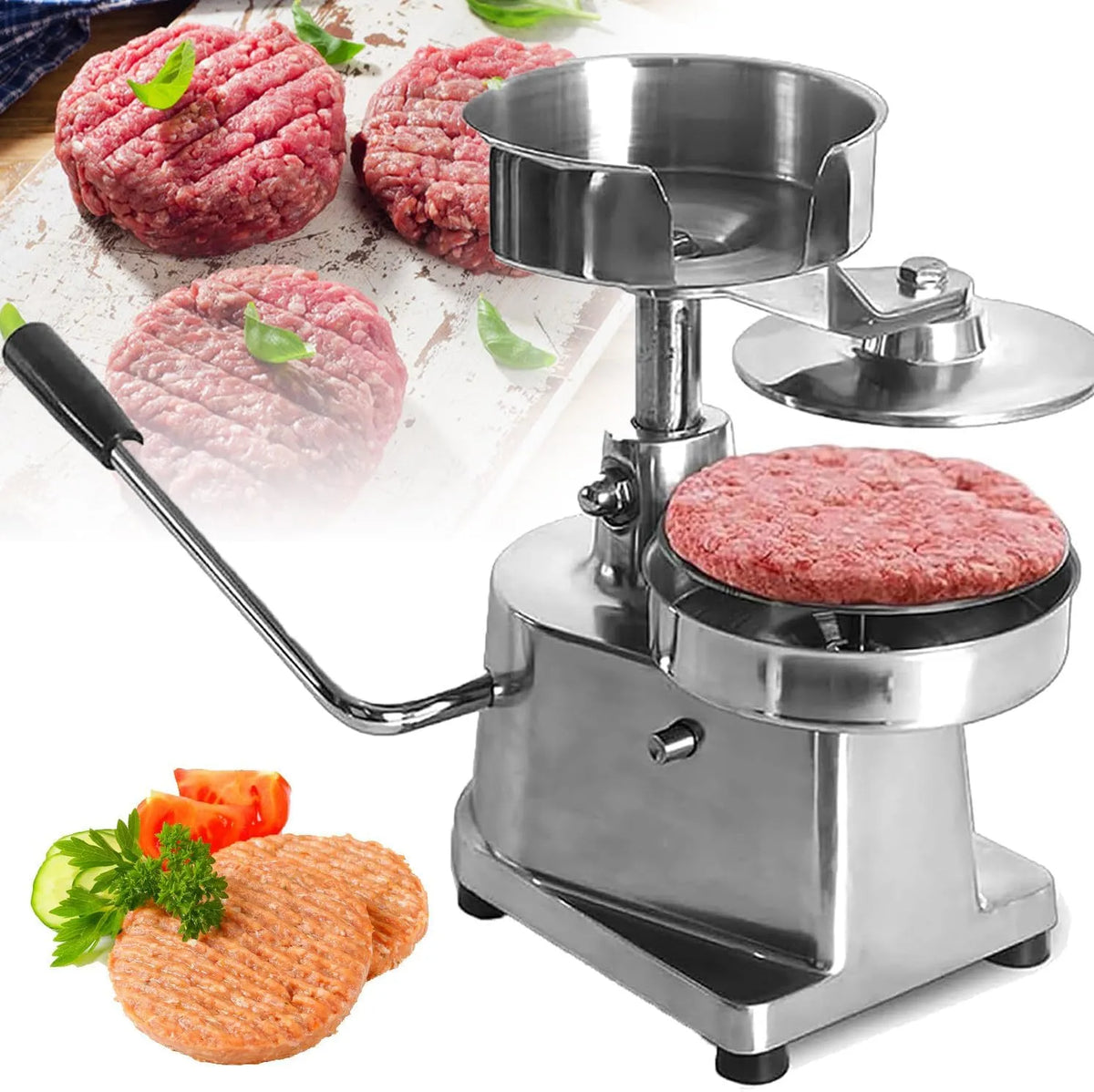 Hand die Machine, De commerciële, Hand die Machine voor Hamburgers vormen