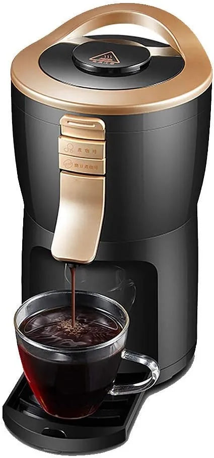 Espressomachine, Desktop-Koffiezetapparaat De Nieuwe, Draagbaar Koffiezetapparaat Met Bonenpoeder Dubbelzijdige Maalfunctie Desktop-Koffiezetapparaat