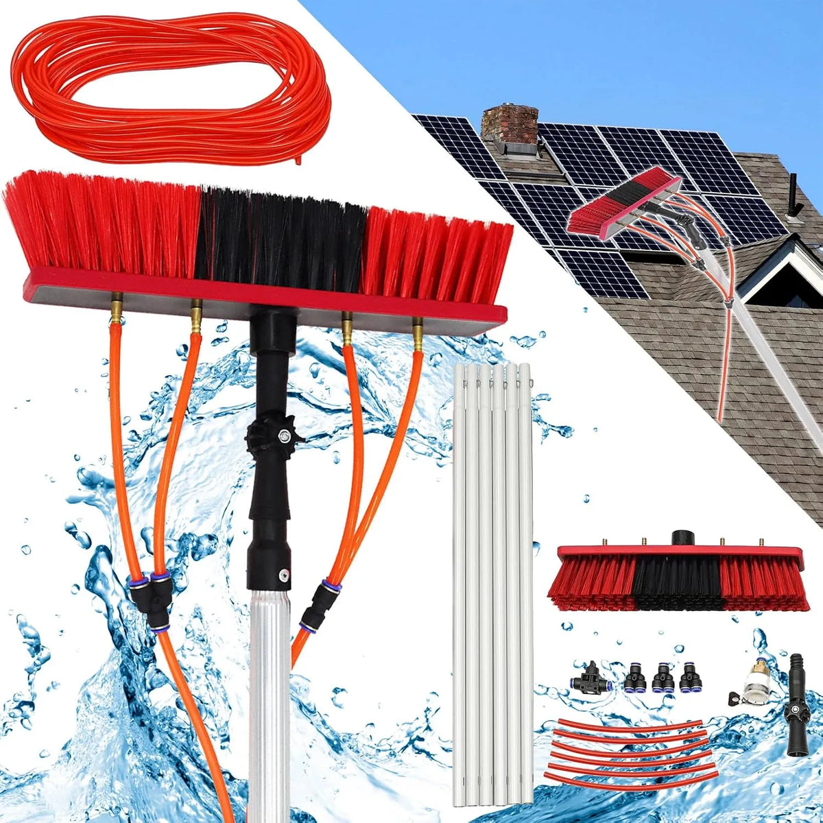 Teles Hydrocleaner 16m, Veelzijdig outdoor gereedschap, 35cm