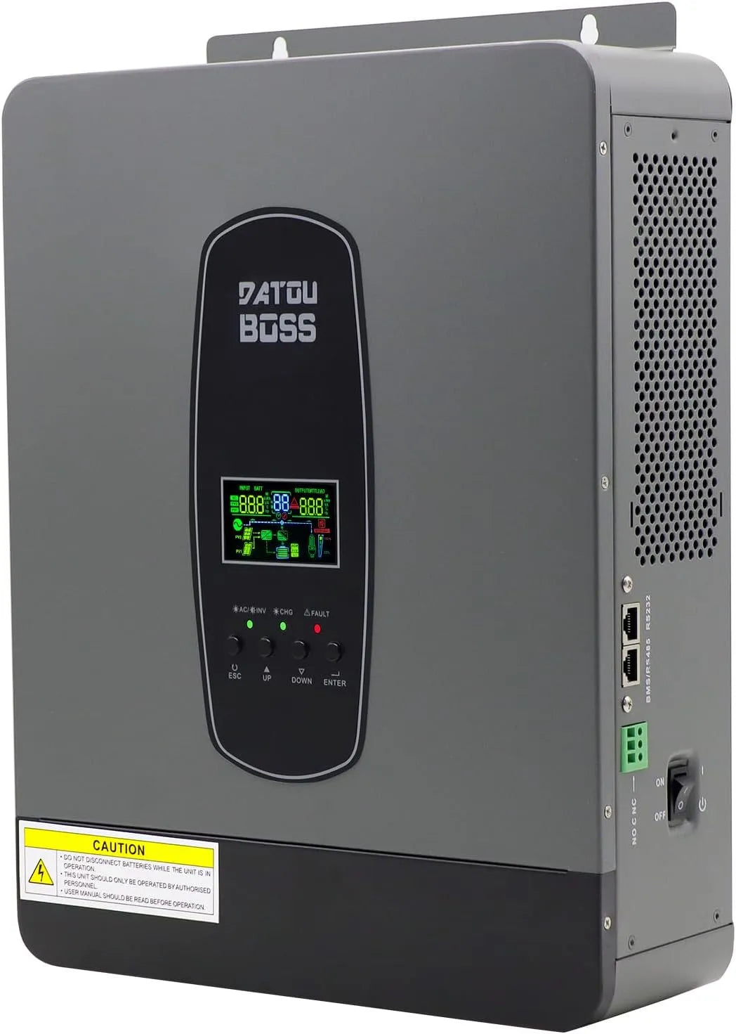 Spanningsomvormer met 3000 W, 100 A en zonne-energie, 24 V zuivere sinus