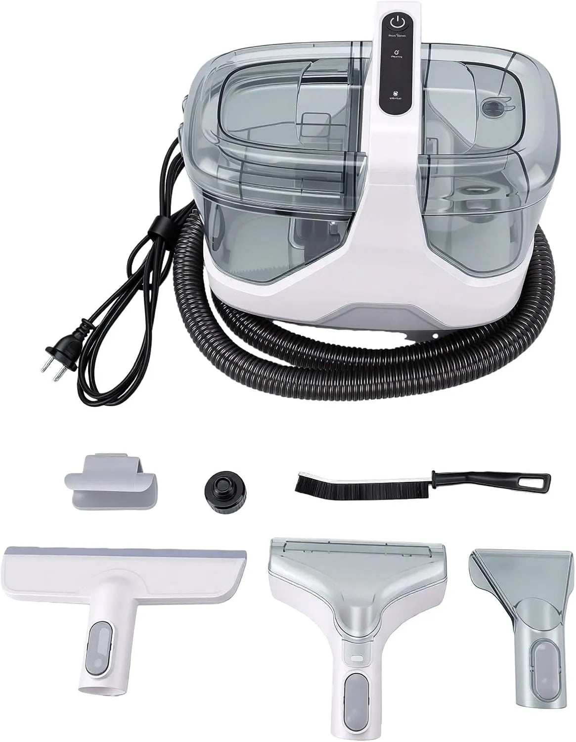 Bank, 600 W, 16 Kpa, 1,1 Liter Vuile Tank en,8 M Slang, Snelle Huisdierenrommel op Autostoelen